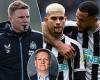 sport news IAN LADYMAN: It's dramatic and unfair but can Eddie Howe afford to miss out on ... trends now