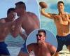 sport news Tom Brady and Rob Gronkowski recreate iconic Top Gun shirtless beach scene trends now