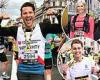 Mark Wright beams with pride as he crosses the finish line of the London ... trends now