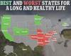 The ten best and worst states in the U.S for a long and healthy life trends now