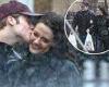 Ed McVey kisses Meg Bellamy in the rain as actors recreate Will and Kate's ... trends now