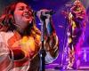 Jessica Mauboy dons a multi-coloured co-ord as she performs her hits at ... trends now