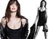 Anne Hathaway sizzles in timeless little black dress and a leather jacket for ... trends now