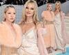 Met Gala 2023: Kate Moss slips into a plunging pink lingerie gown and ... trends now
