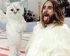 Jared Leto hits the Met Gala red carpet as Karl Lagerfeld's beloved cat ... trends now