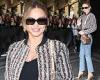 Miranda Kerr looks casually cool in a cropped tweed jacket and jeans ahead of ... trends now