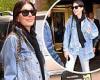 Camila Morrone nails casual chic in double denim outfit paired with chunky ... trends now