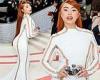Met Gala 2023: Ice Spice exudes cool in beaded white gown with dramatic train trends now