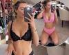Olivia Attwood poses up a storm in racy black and bubblegum pink lingerie sets trends now