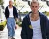 Justin Bieber looks cool in baggy jeans and a navy sweatshirt as he steps out ... trends now