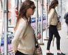 Pregnant Karlie Kloss keeps warm in a cream sweater as she's seen stepping out ... trends now