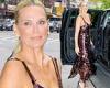 Molly Sims dazzles as she shows off her stunning frame in a sparkling purple ... trends now