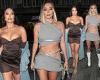 Frankie and Demi Sims looked glam in mini dresses at TV show launch trends now