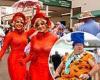 Glamorous racegoers arrive at Churchill Downs for Kentucky Derby trends now