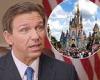 Ron DeSantis says he cowered Disney into silence on social issues trends now