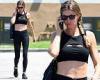 Gisele Bundchen, 42, flashes her abs in a sports bra after working out trends now