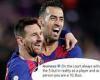 sport news Lionel Messi praises Sergio Busquets after midfielder confirmed he will leave ... trends now