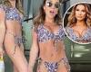 Jessie James Decker poses in a floral print bikini as she says she is in the ... trends now