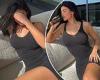 Kylie Jenner showcases her jaw-dropping curves in a black dress with a flirty ... trends now