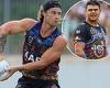 sport news NRL stars Latrell Mitchell and Nicho Hynes show solidarity with AFL champion ... trends now
