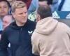 sport news Eddie Howe claims his safety was 'violated' after a pitch invader confronted ... trends now