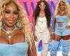 Ciara and Mary J. Blige look stunning in denim ensembles at Strength of a Woman ... trends now