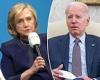 HILLARY thinks Biden's age is an issue: Clinton says voters should consider ... trends now