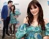 Zooey Deschanel receives tender supportive kiss from Jonathan Scott at premiere ... trends now