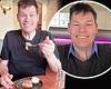Mark Labbett shows off his very slim figure as he enjoys a date with new ... trends now