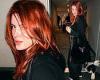 Bella Thorne contrasts all-black ensemble with bright red hair as she walks ... trends now
