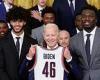 sport news President Joe Biden hails UConn as they visit the White House after NCAA title ... trends now