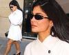 Kylie Jenner puts on a classy display in a white miniskirt and matching blazer ... trends now
