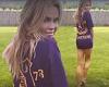 Amanda Holden sizzles as she wears only a purple Everton t-shirt for a racy ... trends now