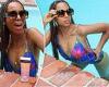 Scandal star Kerry Washington slips into a plunging blue swimsuit trends now