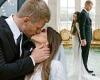 Cheer star Morgan Simianer is radiant in lace gown in wedding pics from ... trends now