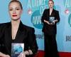 Jessica Chastain wows in a black blazer and sexy red lip as she leads stars at ... trends now