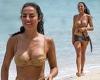 Corrie's Arianna Ajtar showcases her incredible figure in a TINY brown bikini ... trends now