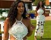 Love Island's Maya Jama sizzles in a white crochet dress before slipping into a ... trends now