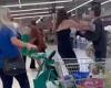 Woolworths brawl: Wild moment mum hands over baby trends now