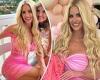Kim Zolciak, 45, looks thinner than ever in pink minidress trends now