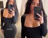 Kim Kardashian shows off curves and cleavage in new SKIMS lounge dress trends now