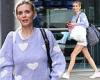 Rachel Riley puts on a leggy display in white shorts trends now