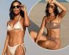 Rochelle Humes showcases her new swimwear looks for Next  trends now