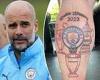 sport news Man City fan gets a treble-winning inking on his leg days before Champions ... trends now