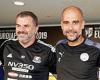 sport news Manchester City manager Pep Guardiola showers new Tottenham boss Ange ... trends now