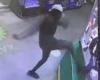Horrifying moment knife-wielding boy storms into a service station in ... trends now