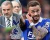 sport news Tottenham will ramp up their pursuit of James Maddison after appointing Ange ... trends now
