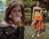Emma Watson stuns in a revealing black bandeau top for Prada trends now