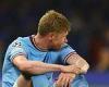 sport news Man City star Kevin De Bruyne INJURED and off early in Champions League final trends now