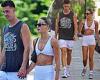 Thanasi Kokkinakis and girlfriend Hannah Dal Sasso hold hands in Notting Hill trends now